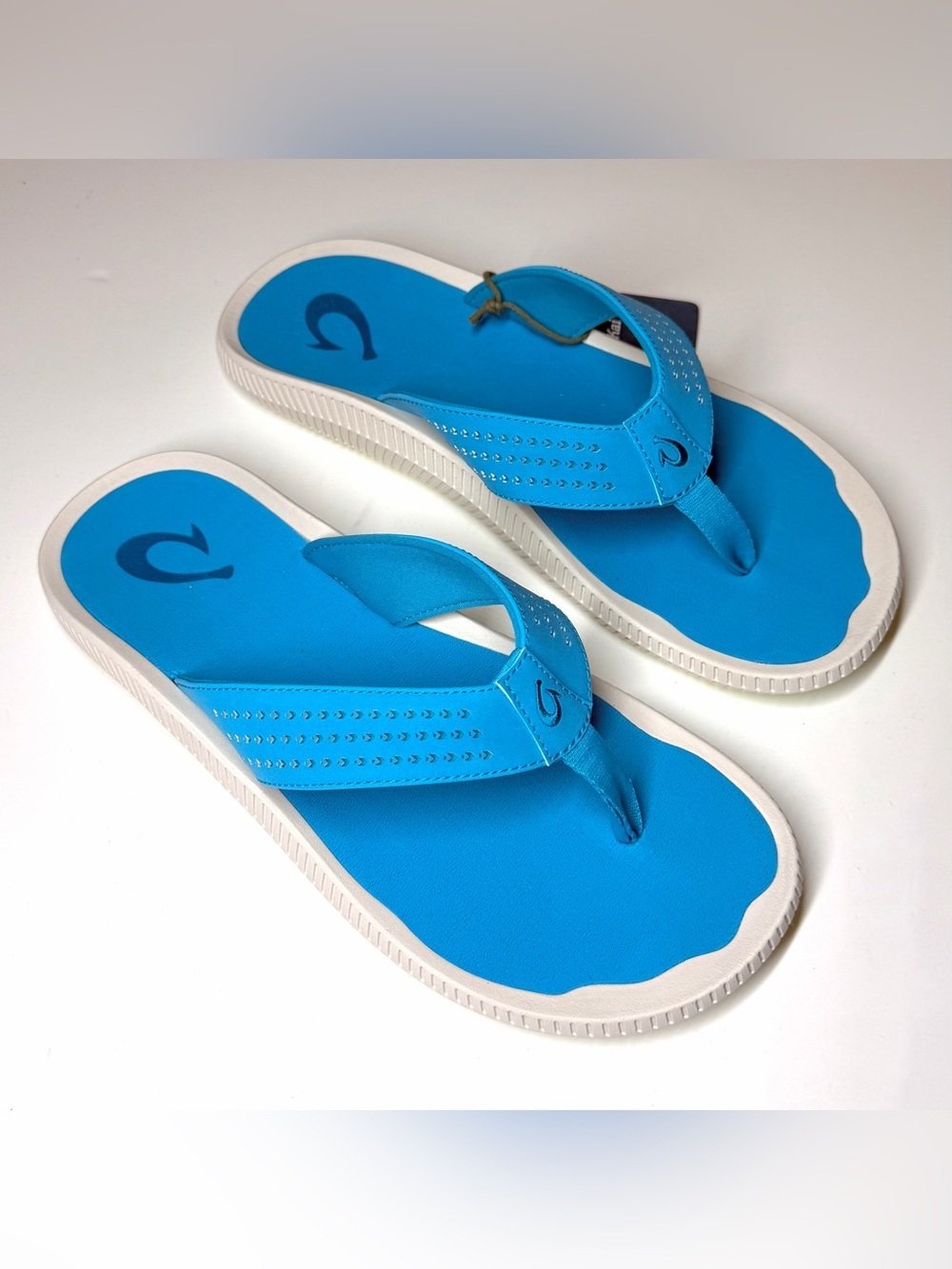 OluKai Ulele Men's Beach Sandals in Tropic Blue / Water Ready Size - 11 - Picture 5 of 8